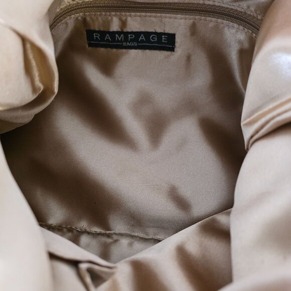 Vintage Y2K Rampage Burgundy Red Gold Tapestry Bag Purse Glam Regency Statement - Picture 4 of 9